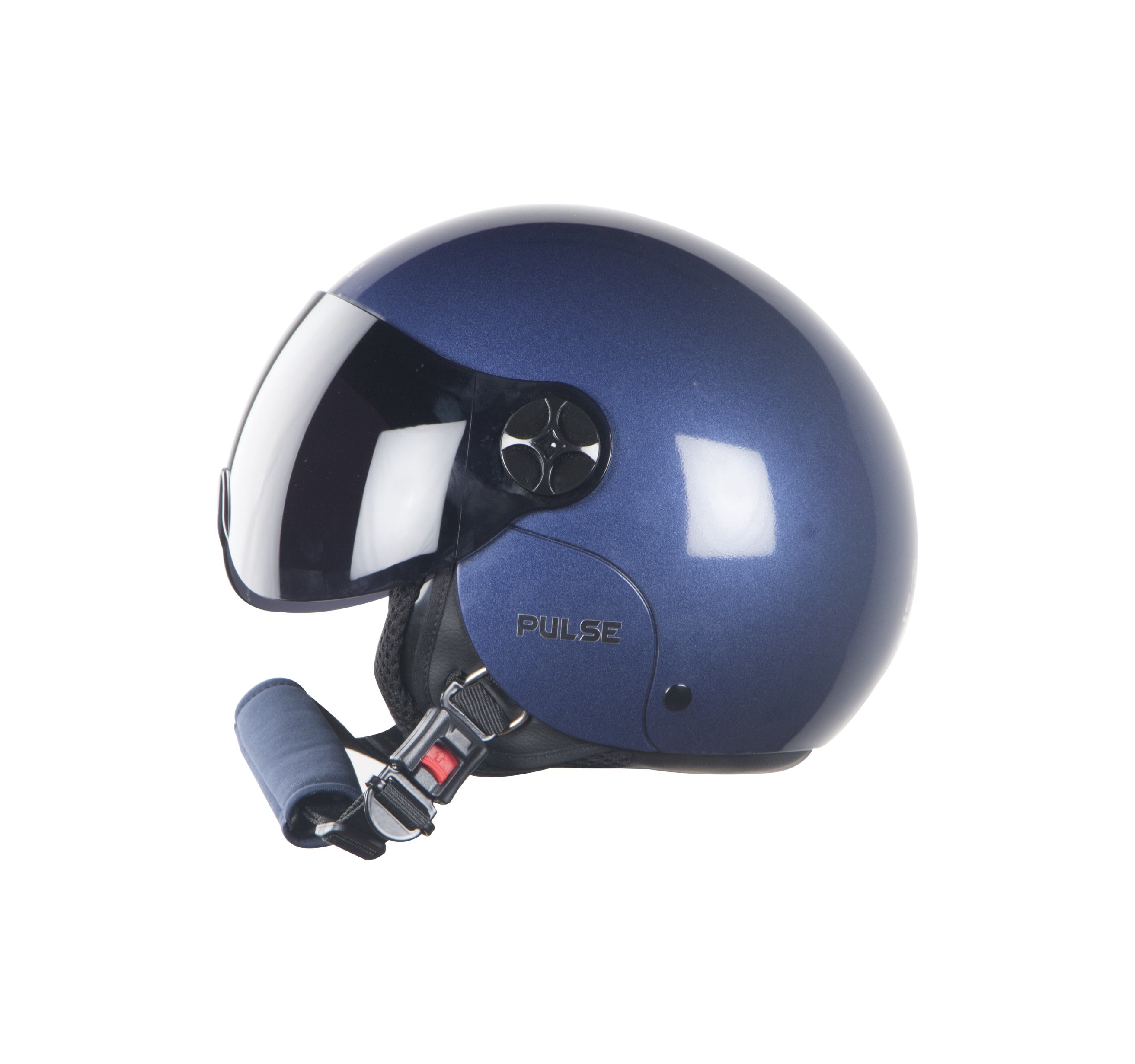 SBH-16 Pulse Glossy H.Blue (For Boys)( Fitted With Clear Visor Extra Smoke Visor Free)